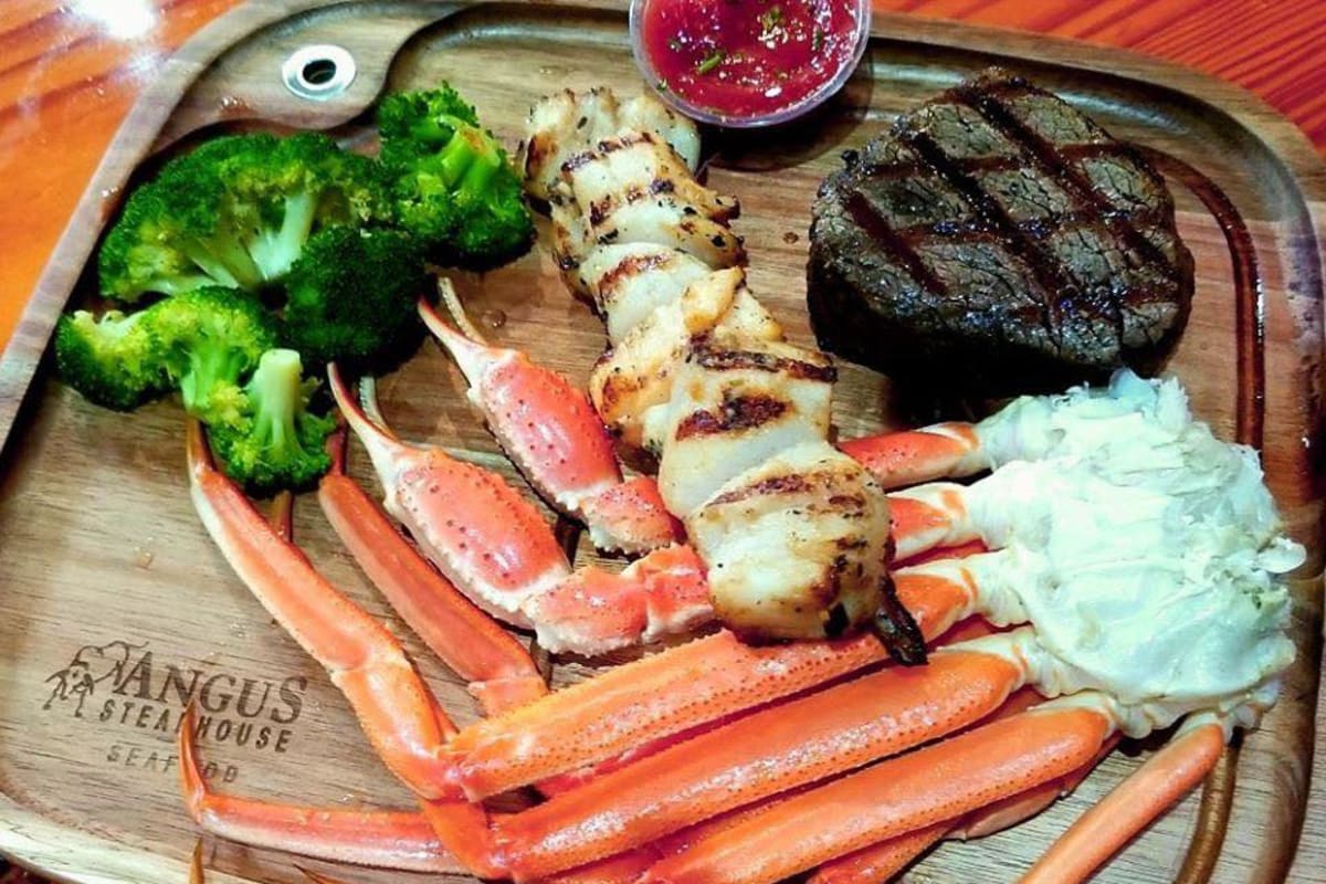 Angus Steakhouse and Seafood Calabash Calabash, NC Restaurant Menu