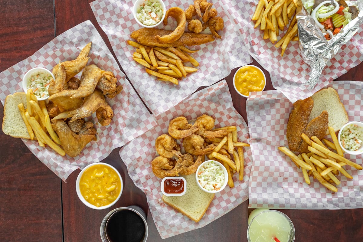 Sharks Fish and Chicken Delivery Menu Order Online 1075 Springdale Rd Austin Grubhub