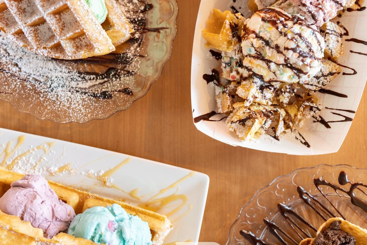 Boardwalk Waffles & Ice Cream Delivery Menu Order Online 4348 Telegraph Road St. Louis Grubhub
