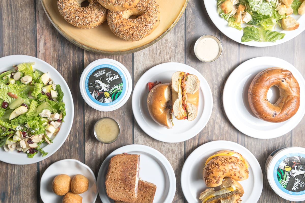 Bruegger's Bagels Delivery Menu Order Online 7680 El Camino Real