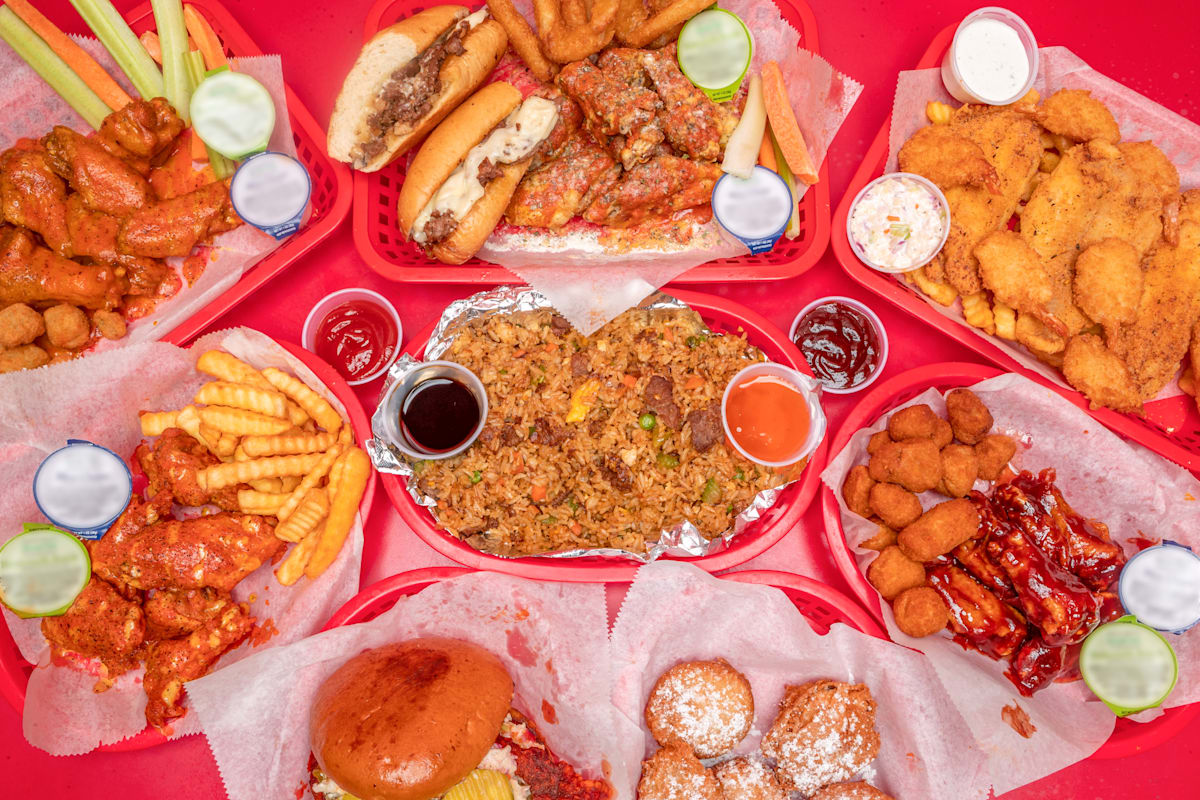 K Wings Cafe Delivery Menu Order Online 646 Indian Trail Rd NW