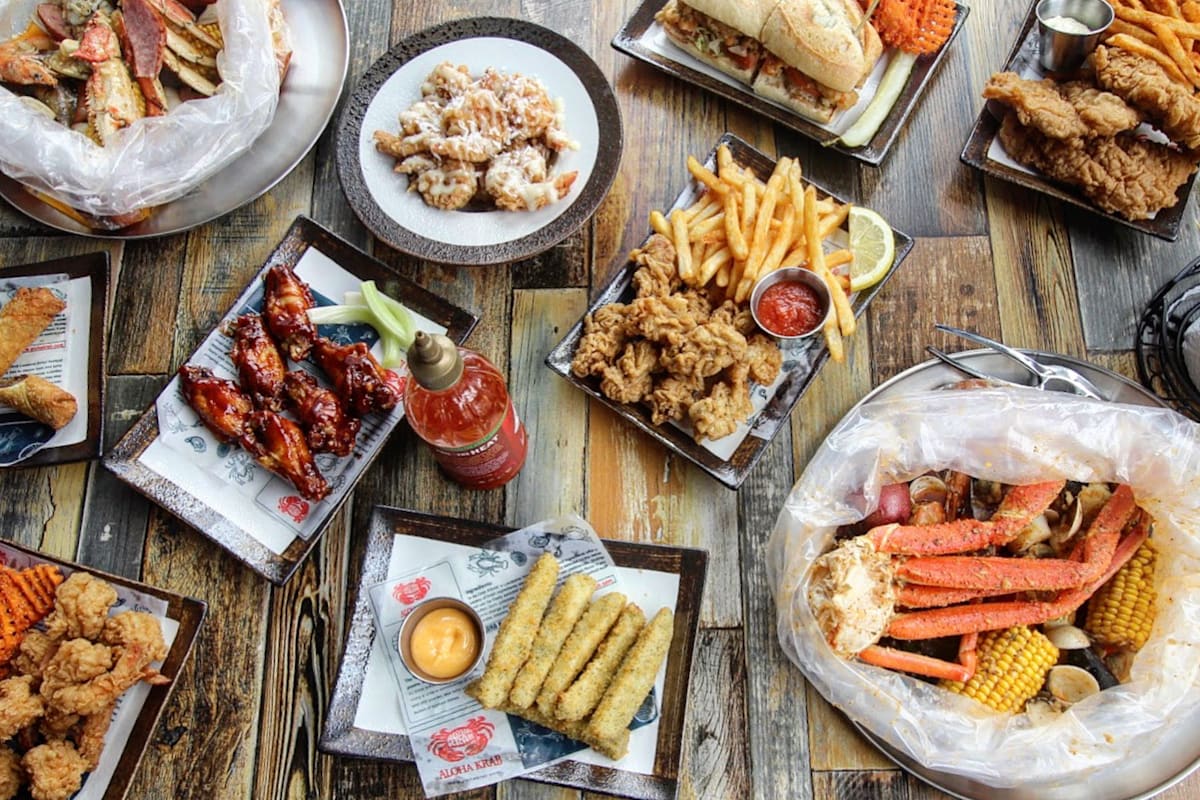 Aloha Krab Cajun Seafood & Bar Delivery Menu Order Online 1350 Galloping Hill Rd Union Grubhub