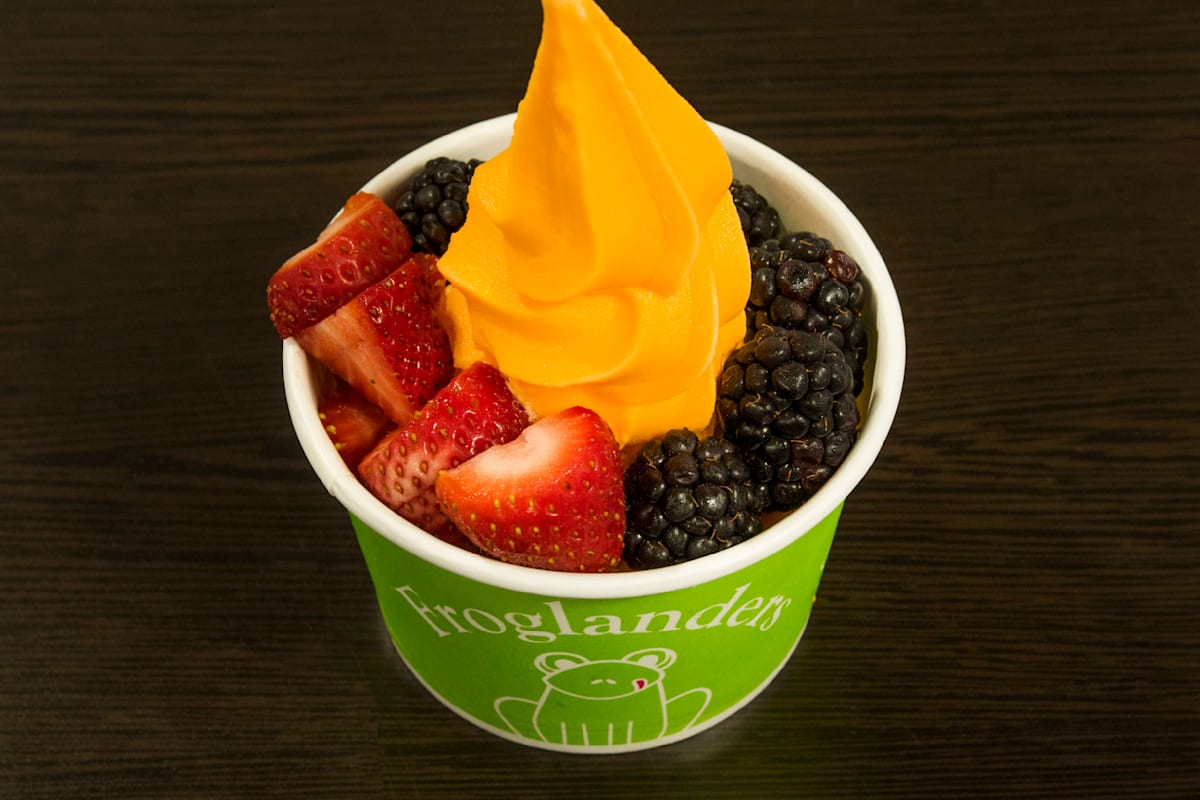 Froglanders Frozen Yogurt Delivery Menu Order Online 915 Pearl St