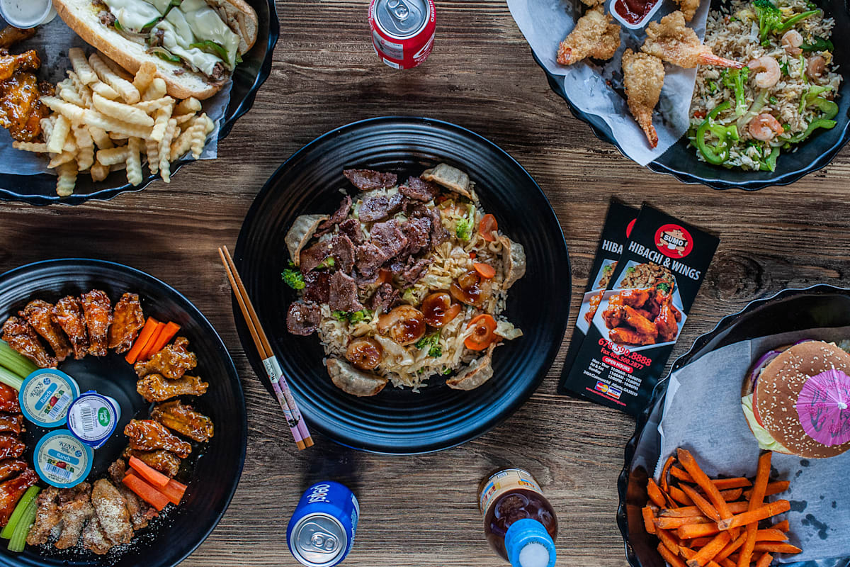 Sumo hibachi and hot sale wings
