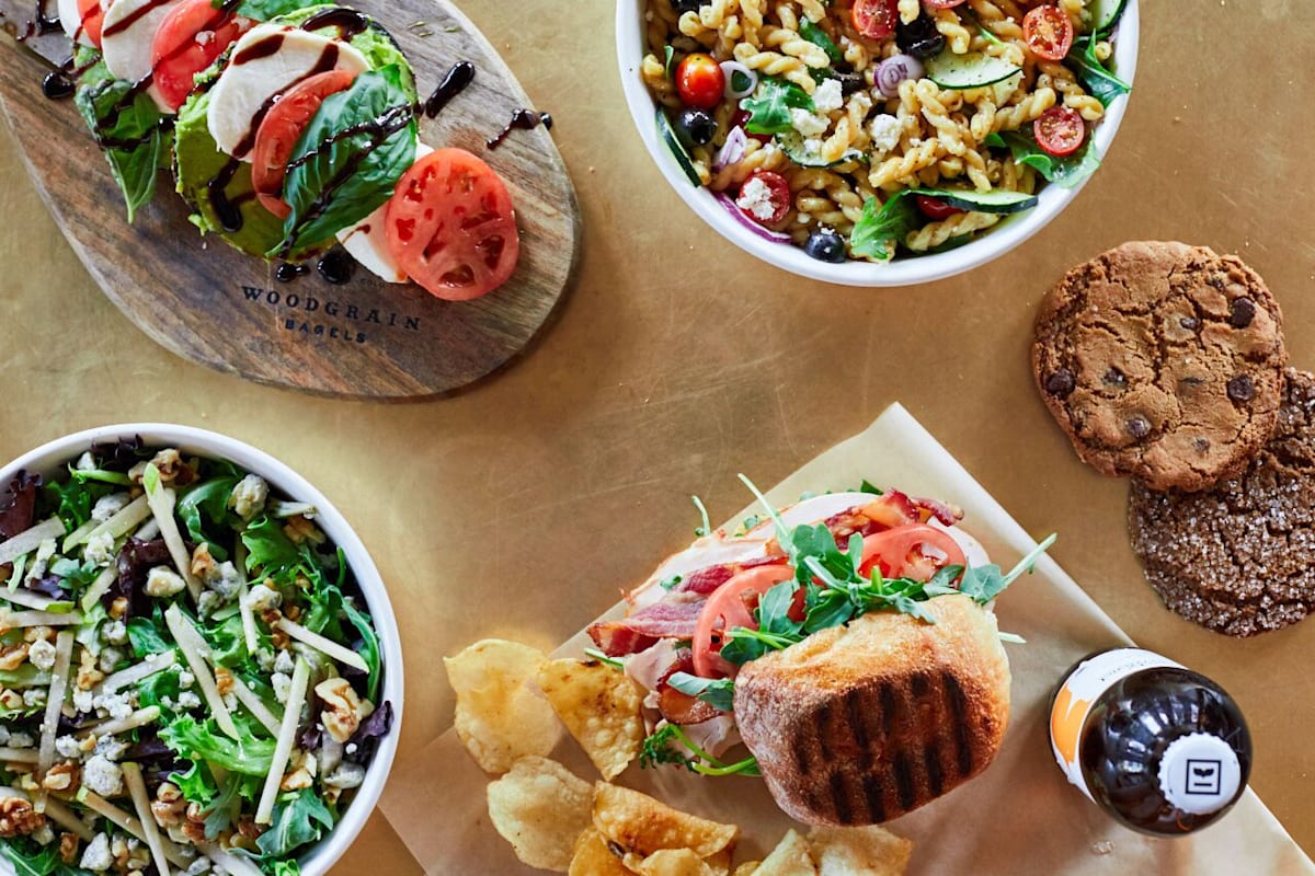 WoodGrain Bagels Delivery Menu Order Online 7559 E Academy Blvd