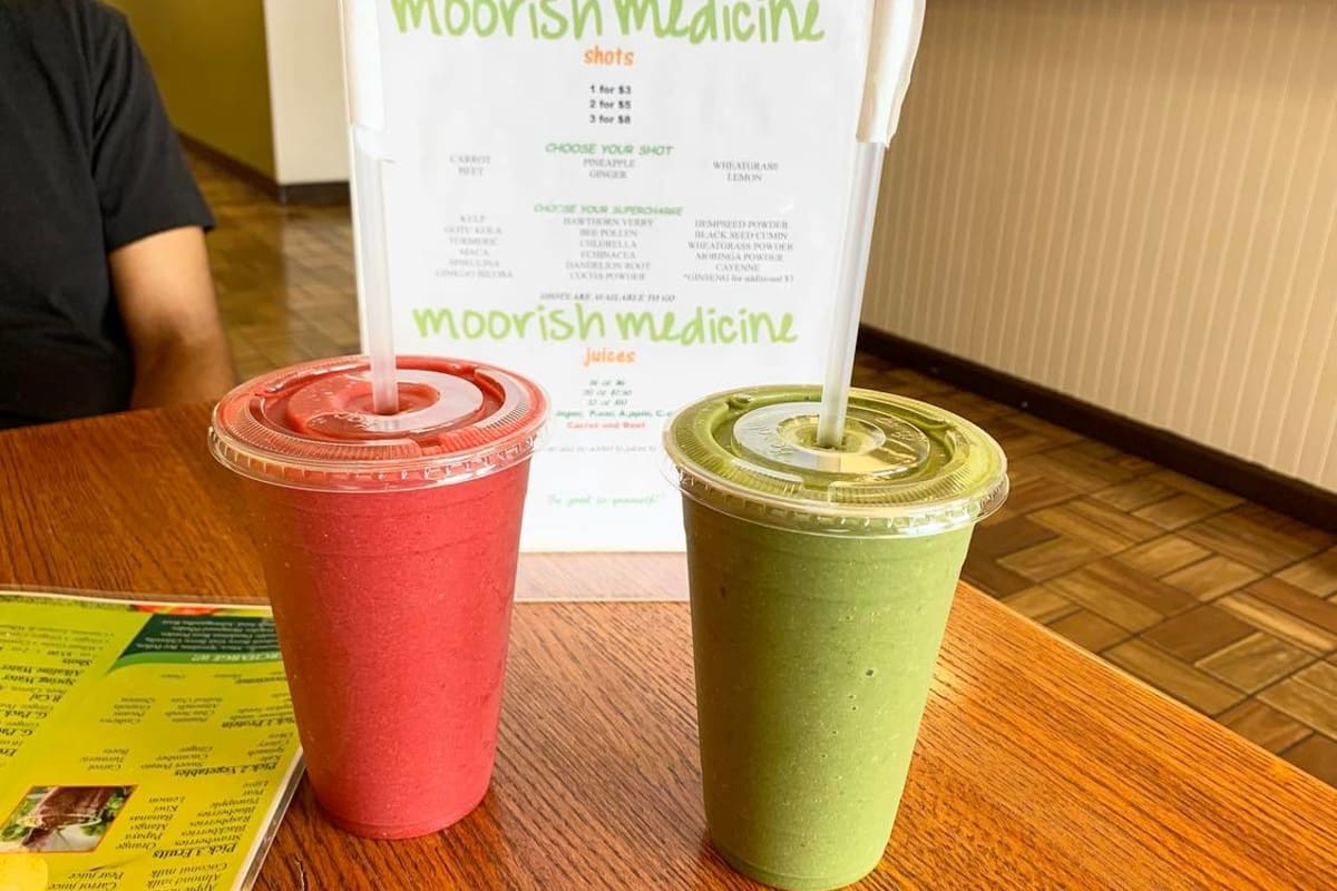 Moorish Medicine Juices, Smoothies, and Salads Delivery Menu Order