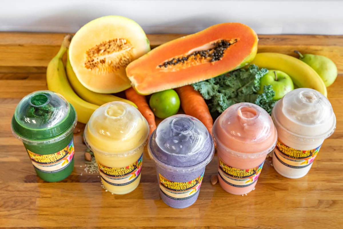 Natural Vibrations Smoothie Cafe Riviera Beach, FL Restaurant Menu