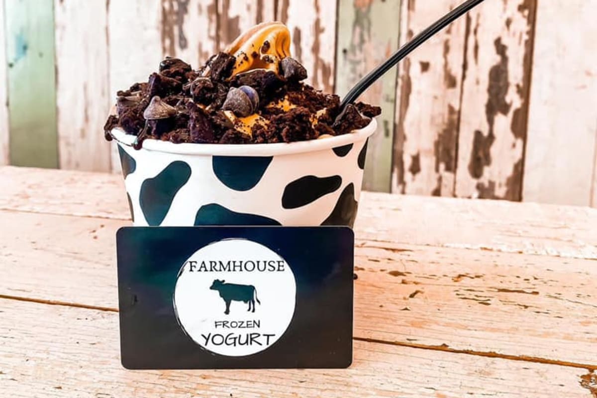 Farmhouse Frozen Yogurt Delivery Menu Order Online 943 William D. Fitch Parkway Suite 101
