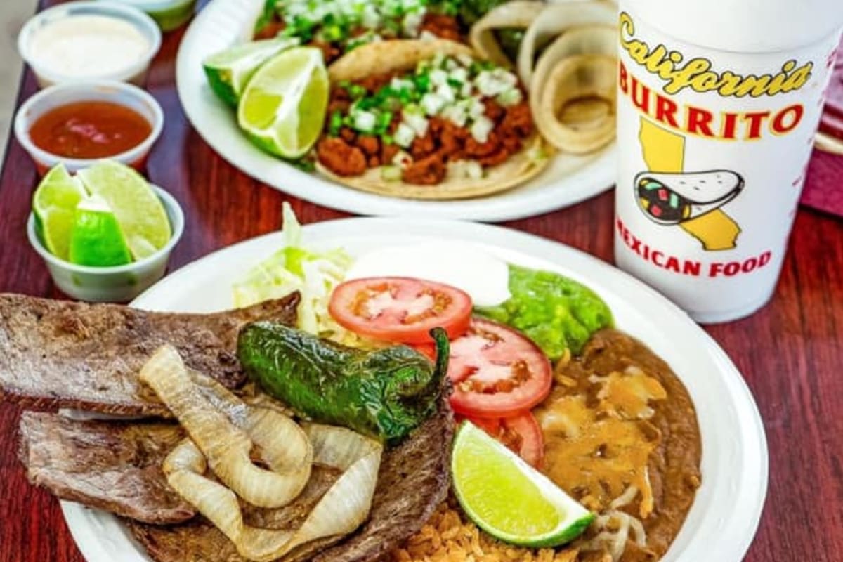 California Burrito12 Delivery Menu Order Online 1347 E Monte