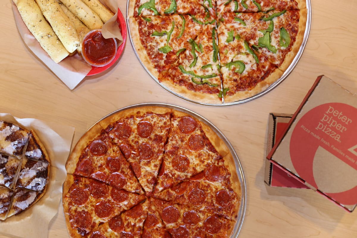 Peter piper store pizza menu