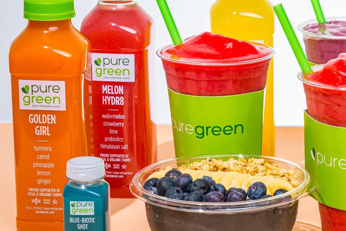 PureGreen Juice and Smoothie Delivery Menu Order Online 3201 St Paul St Baltimore Grubhub