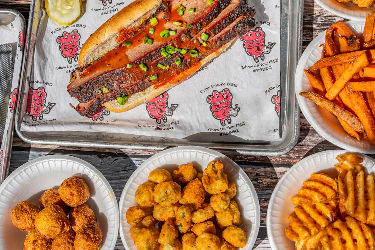 Rolling Smoke BBQ 2 Delivery Menu Order Online 4115 S Grand