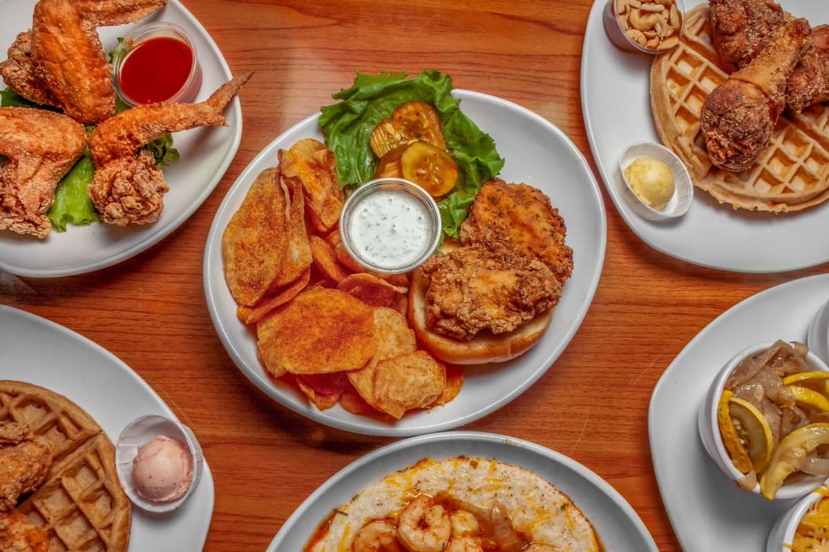 Dame's Chicken & Waffles Greensboro, NC Restaurant Menu + Delivery Seamless