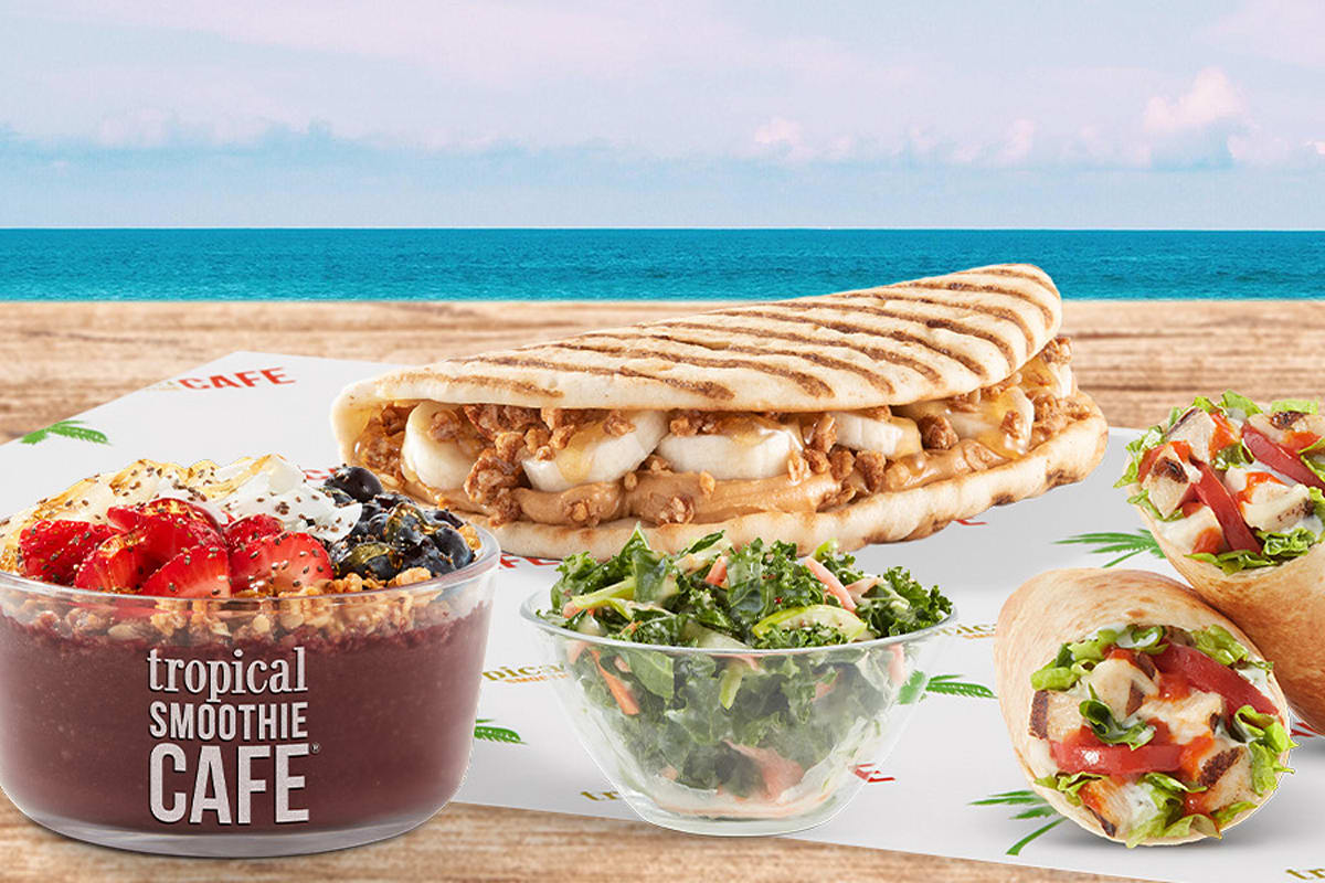 Tropical smoothie hot sale cafe delivery