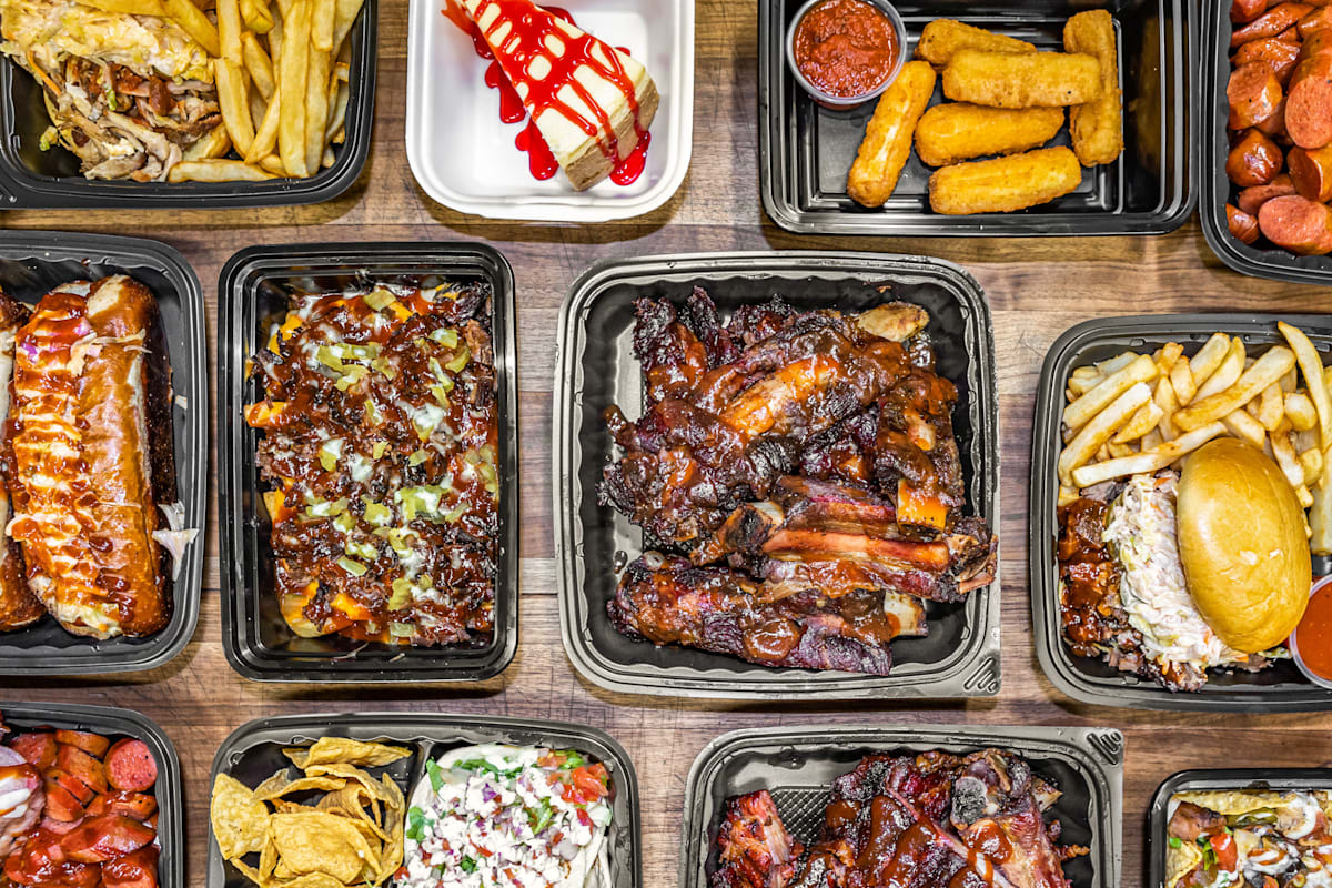 Dem Boyz BBQ Delivery Menu Order Online 4300 Meadows Ln Las Vegas