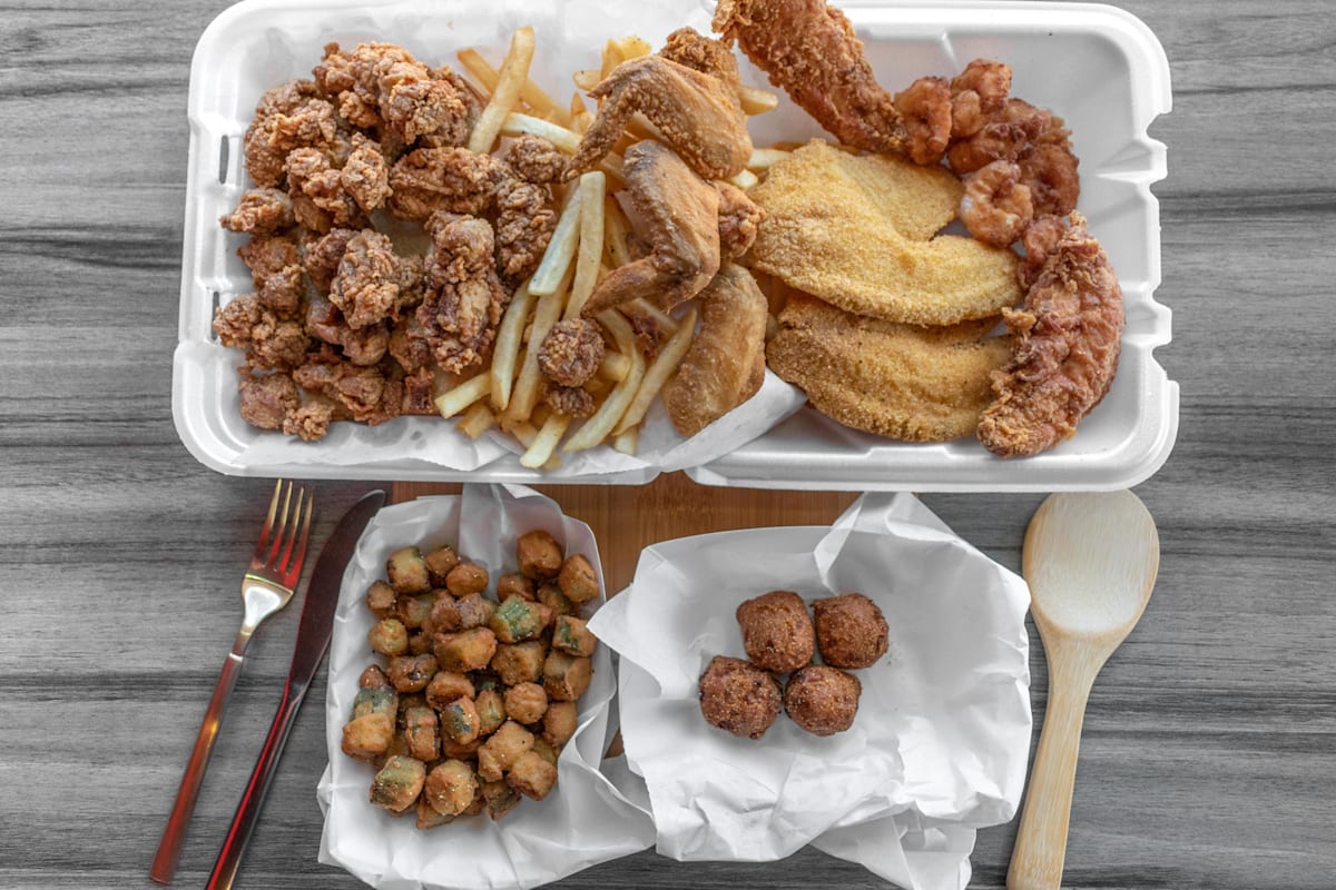 Captain hooks fish and chicken llc Delivery Menu Order Online 5803 N Fry Rd Katy Grubhub