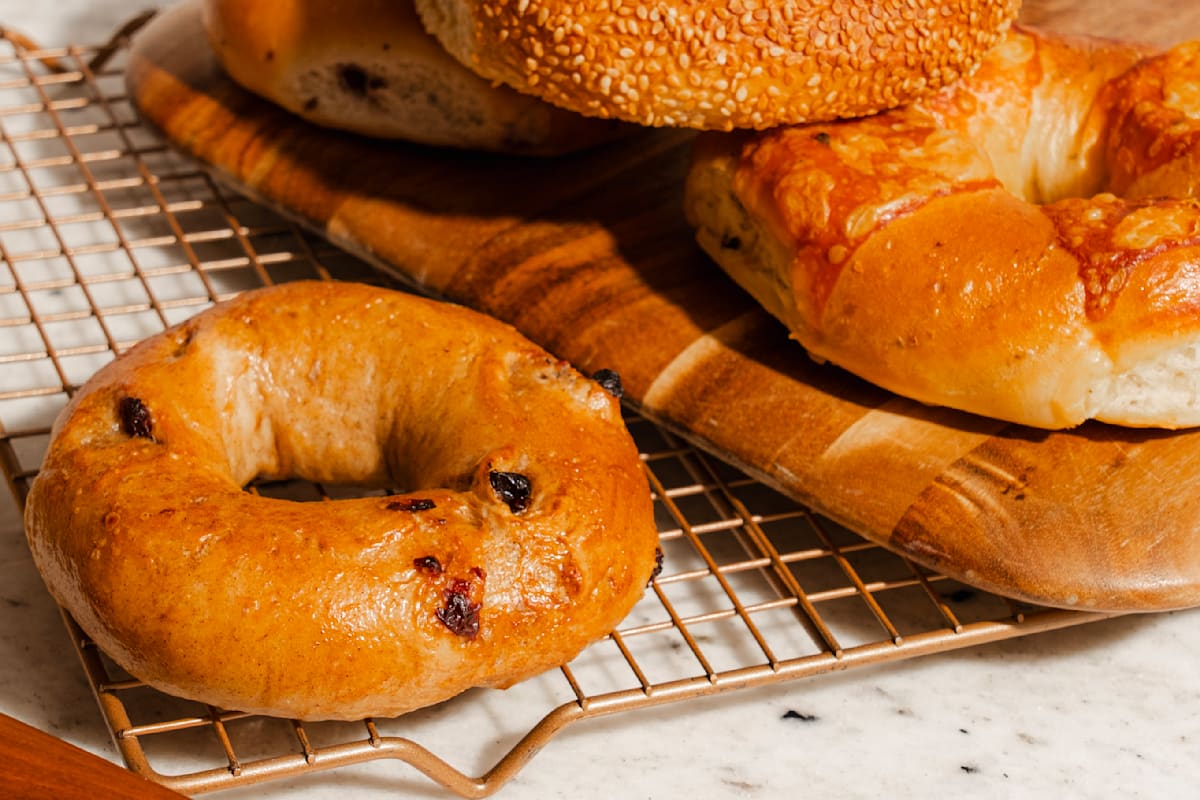 Round Bagels and Donuts Delivery Menu Order Online 890 S Kerr Ave