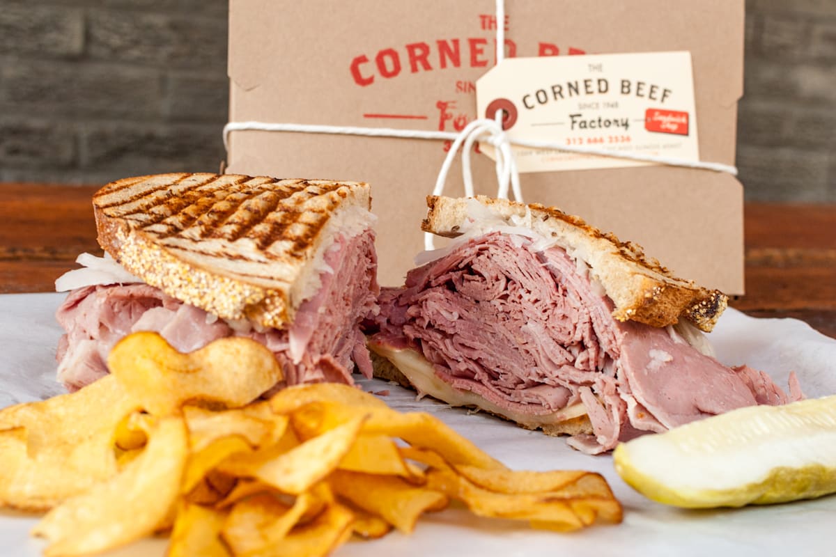 The Corned Beef Factory Sandwich Shop Delivery Menu Order Online