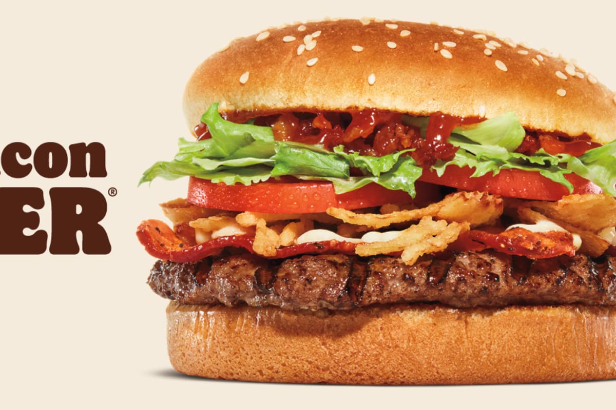Burger sale king burger