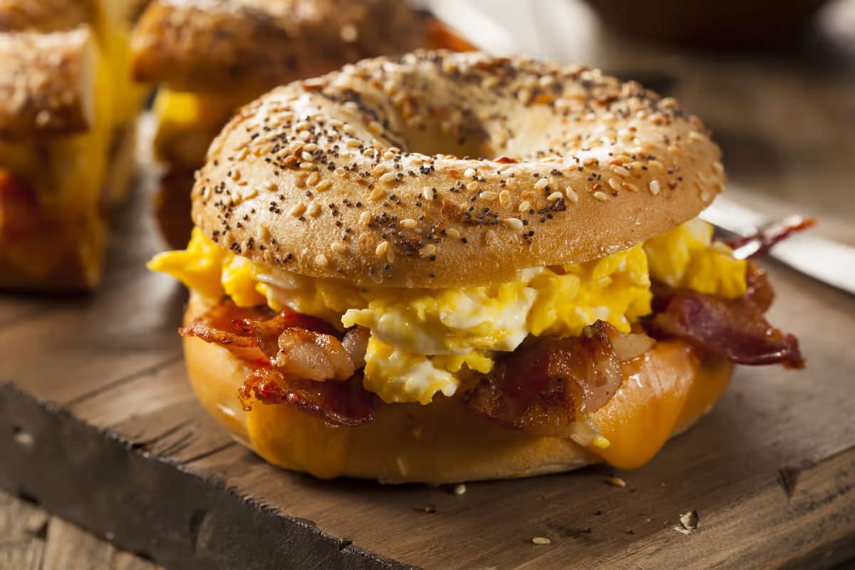 It's like an English muffin-muffin-bagel - Knuckle Salad