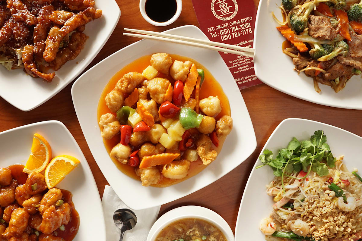 Red Ginger China Bistro Delivery Menu Order Online 5999 Rice Creek
