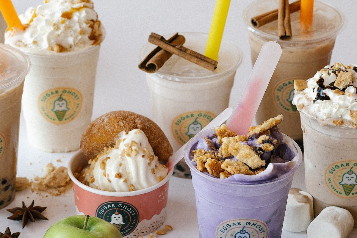 Sugar Ghost Ice Cream and Bubble Tea Memphis, TN Restaurant Menu