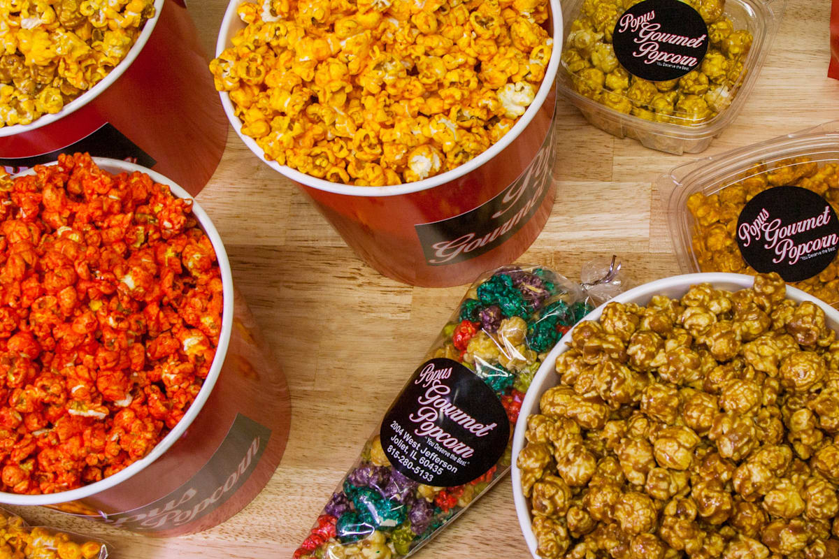Popus Gourmet Popcorn Delivery Menu Order Online 2004 W Jefferson