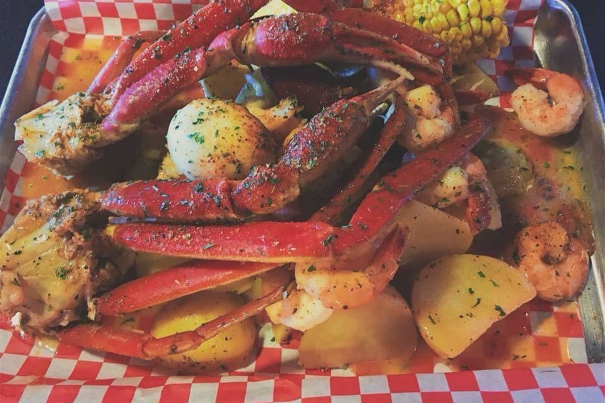 Krab Kingz Delivery Menu Order Online 6921 S Lewis Ave Tulsa Grubhub