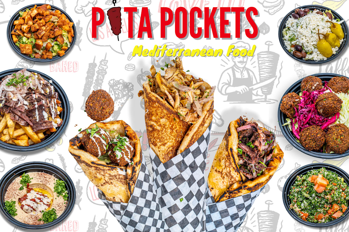 Pockets Shell Menu Pita Pockets Delivery Menu | Order Online | 9127 Reseda Blvd Los ...