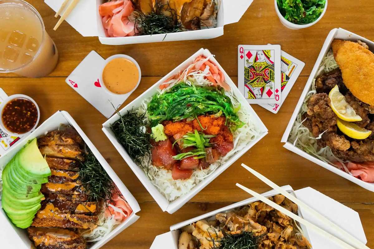 Bento Box and Poke Delivery Menu | Order Online | 1411 W Sunset Blvd ...