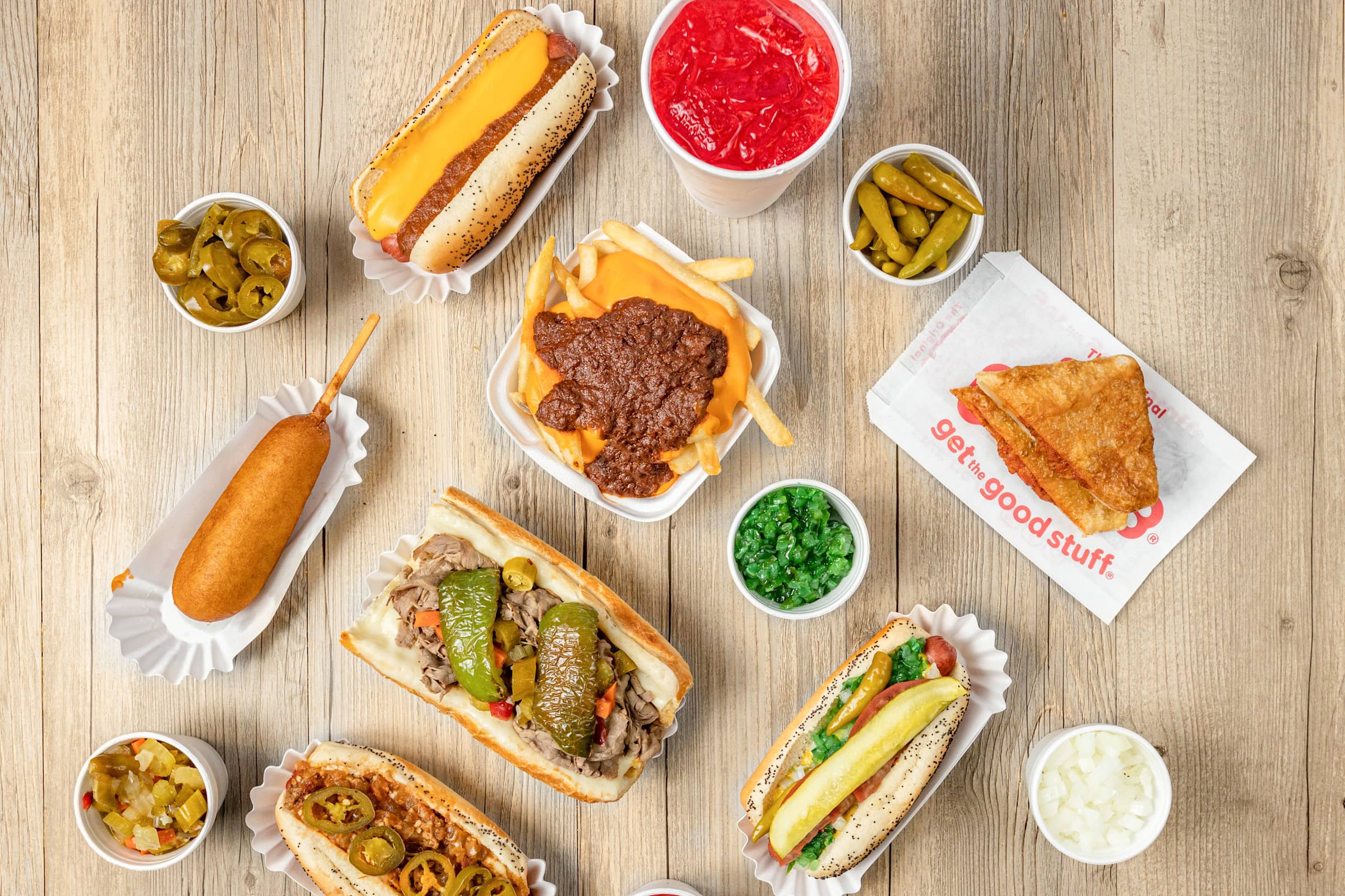 Chicago Hot Dogs Delivery Menu Order Online 12914 Jones Maltsberger