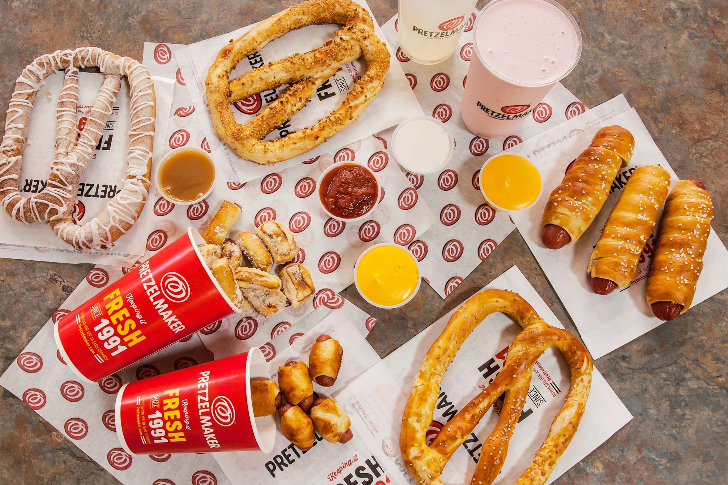 Pretzelmaker Delivery Menu Order Online 4840 Tanger Outlet