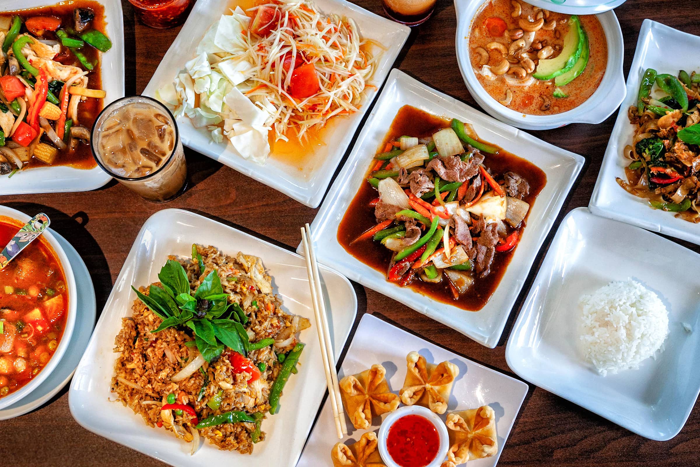 Thai Basil Delivery Menu Order Online 3301 S Walton Blvd