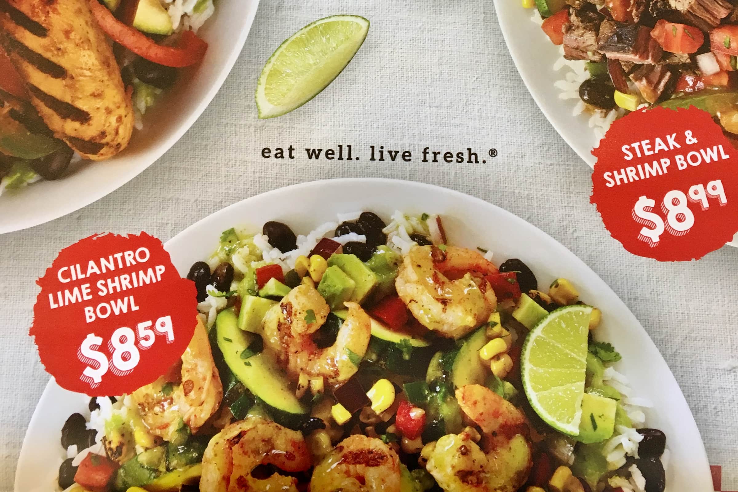 Baja Fresh Mexican Grill Delivery Menu | Order Online | 3615 ...