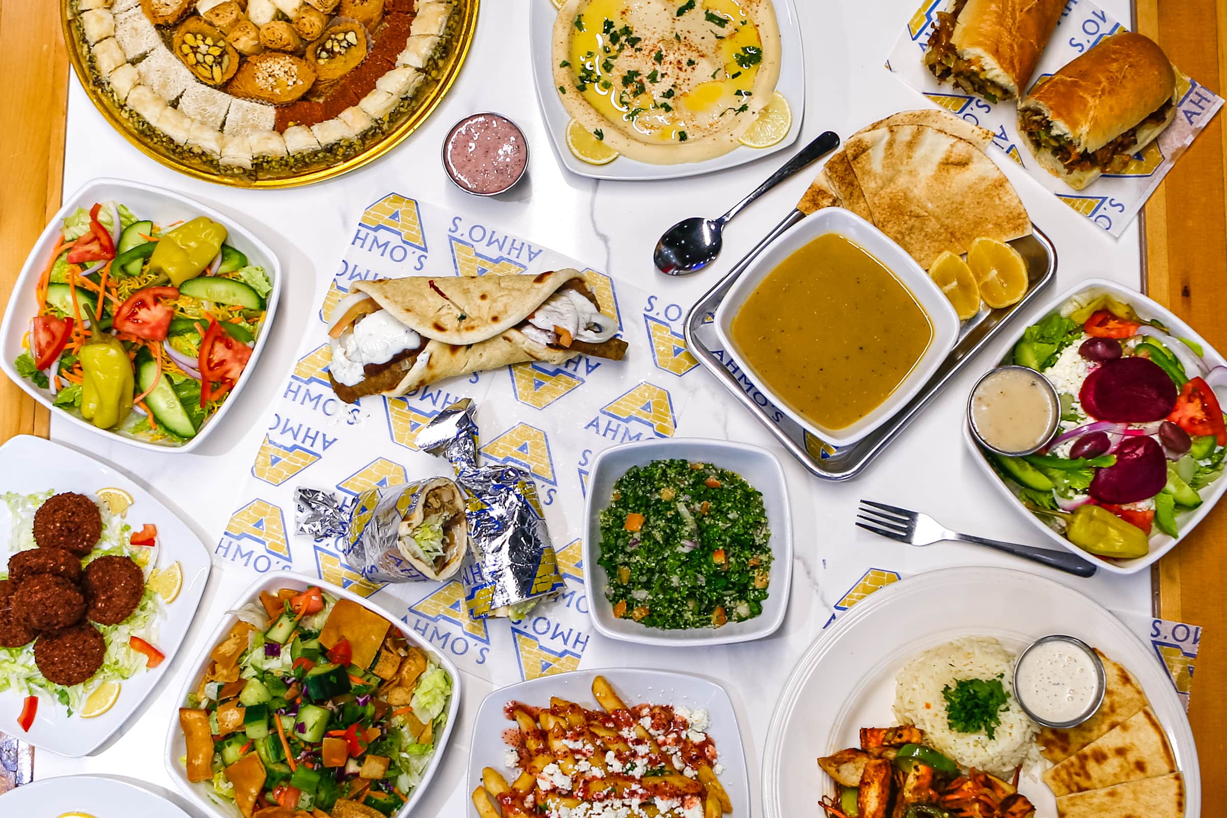 Ahmo's Gyros & Deli (Stone School) Ann Arbor, MI Restaurant Menu