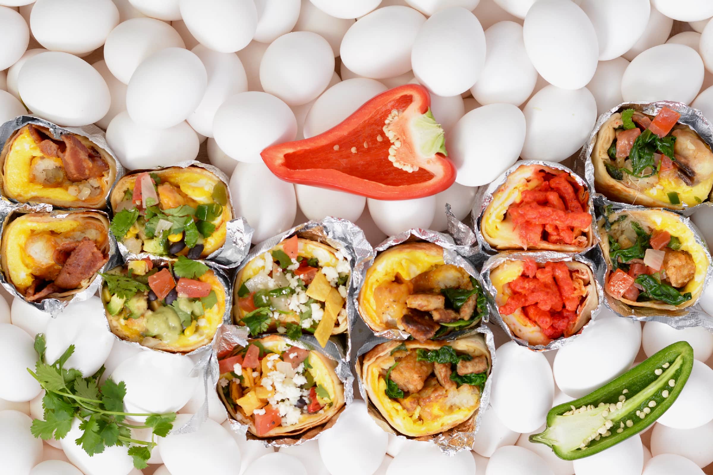 Egghead Breakfast Burritos Delivery Menu Order Online 13000 N