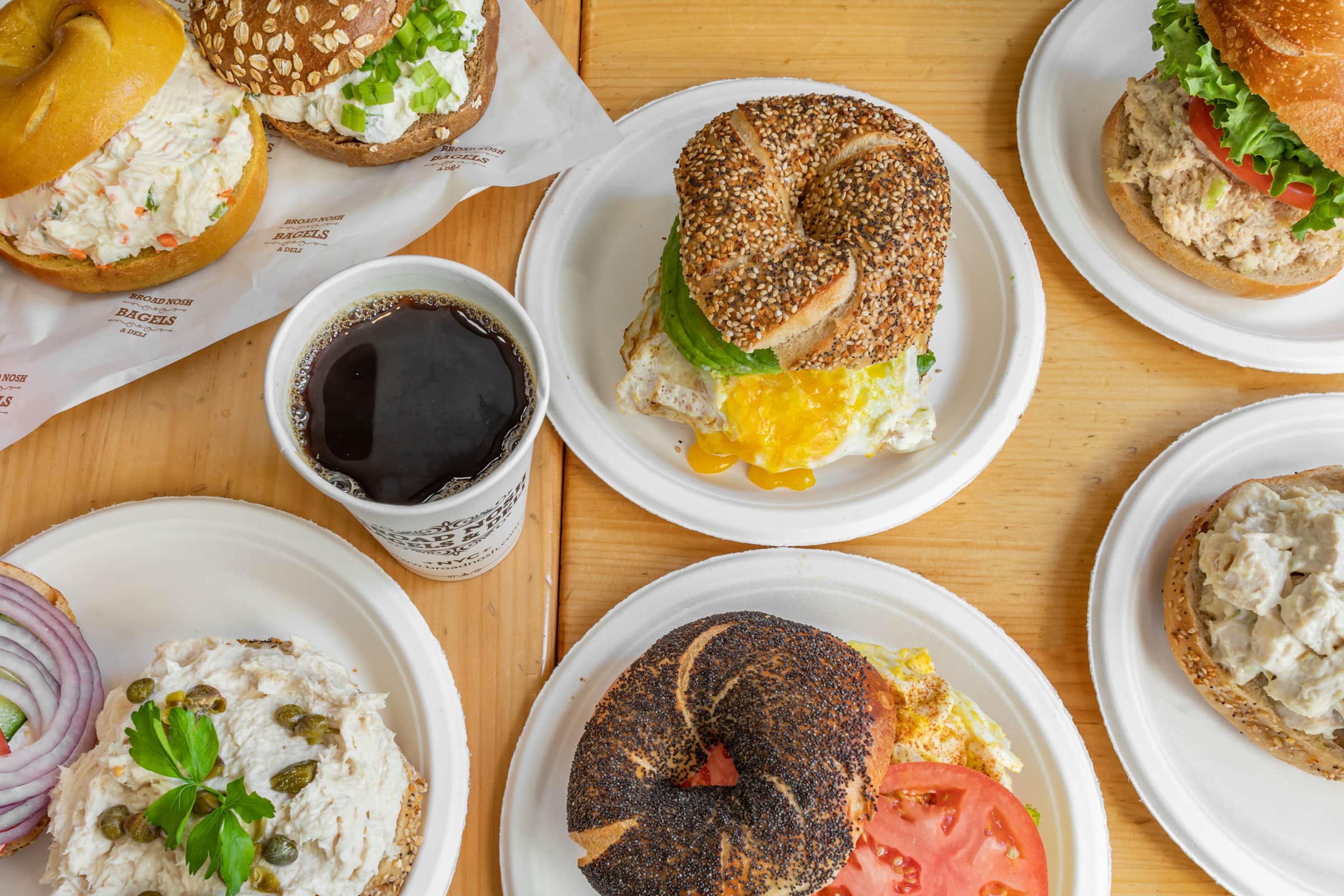 Broad Nosh Bagels New York, NY Restaurant Menu + Delivery Seamless