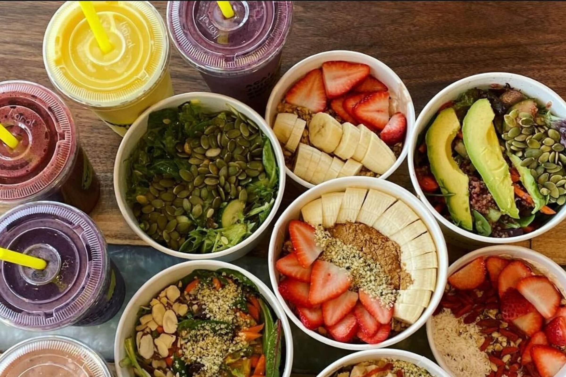 Qwench Juice Bar Delivery Menu Order Online 850 South Olive Street