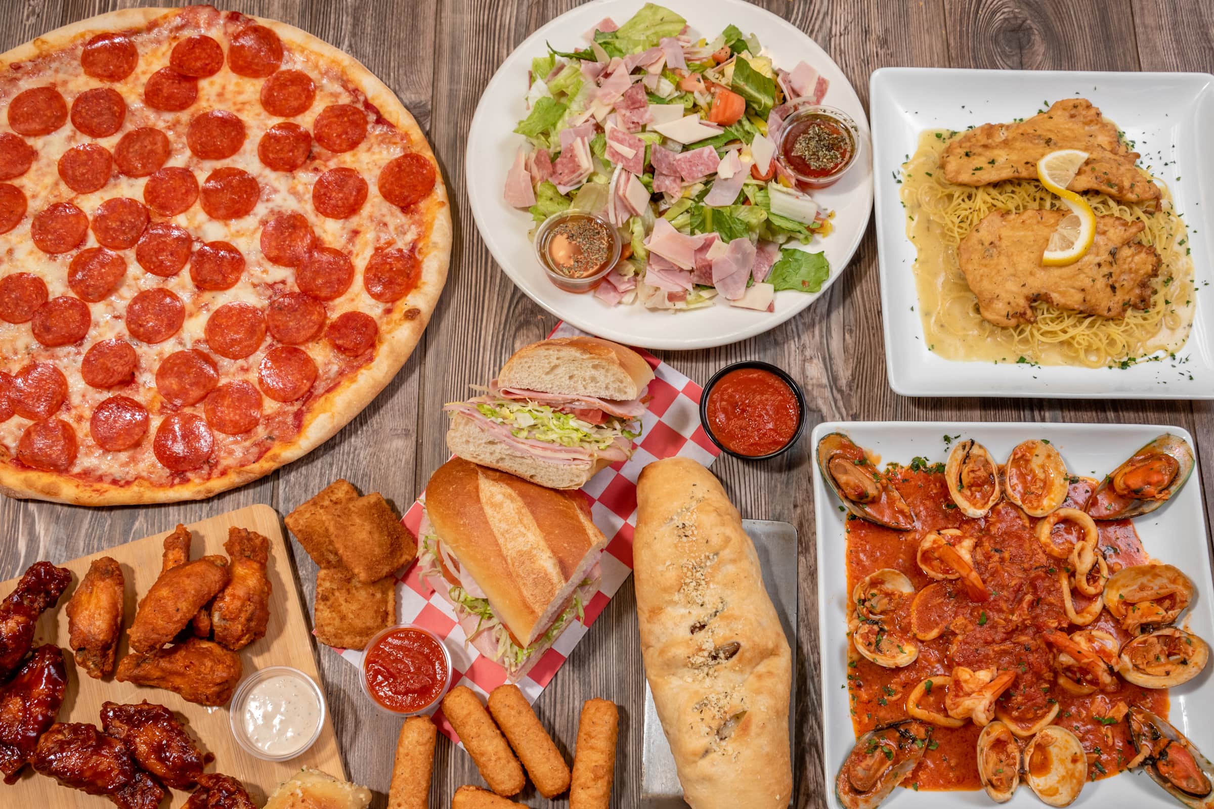 Pizzaville Catering Delivery Menu Order Online 572 Nazareth Dr Bath