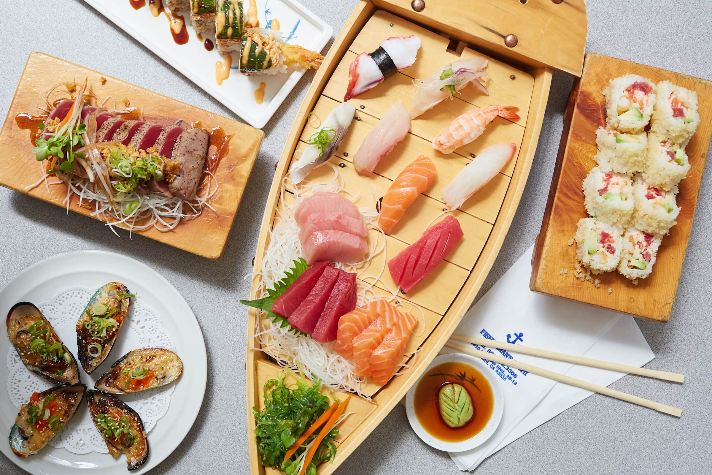 Fisherman’s Sushi Delivery Menu Order Online 2810 Harbor Blvd