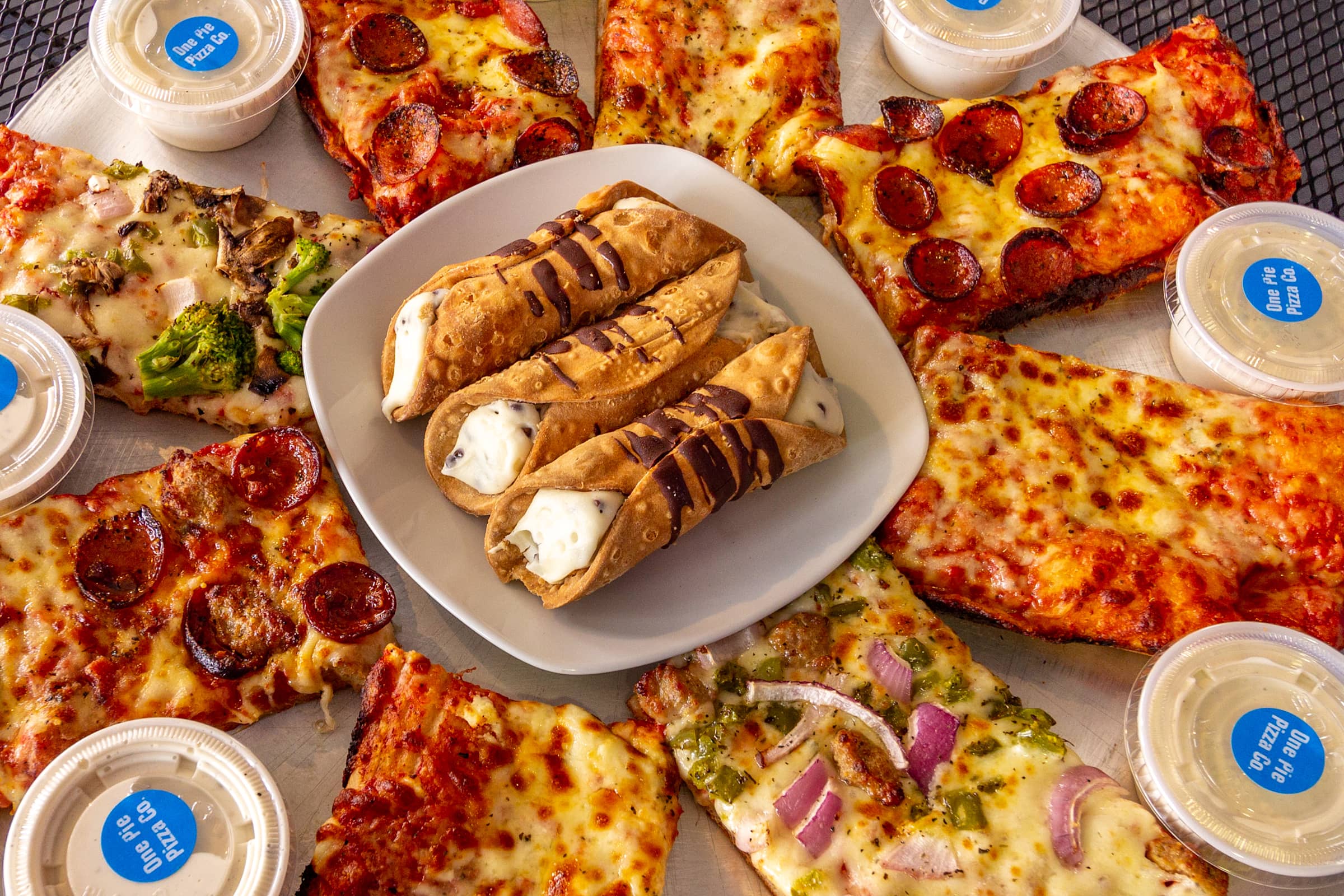 One Pie Pizza Delivery Menu Order Online 2185 Clinton St Buffalo