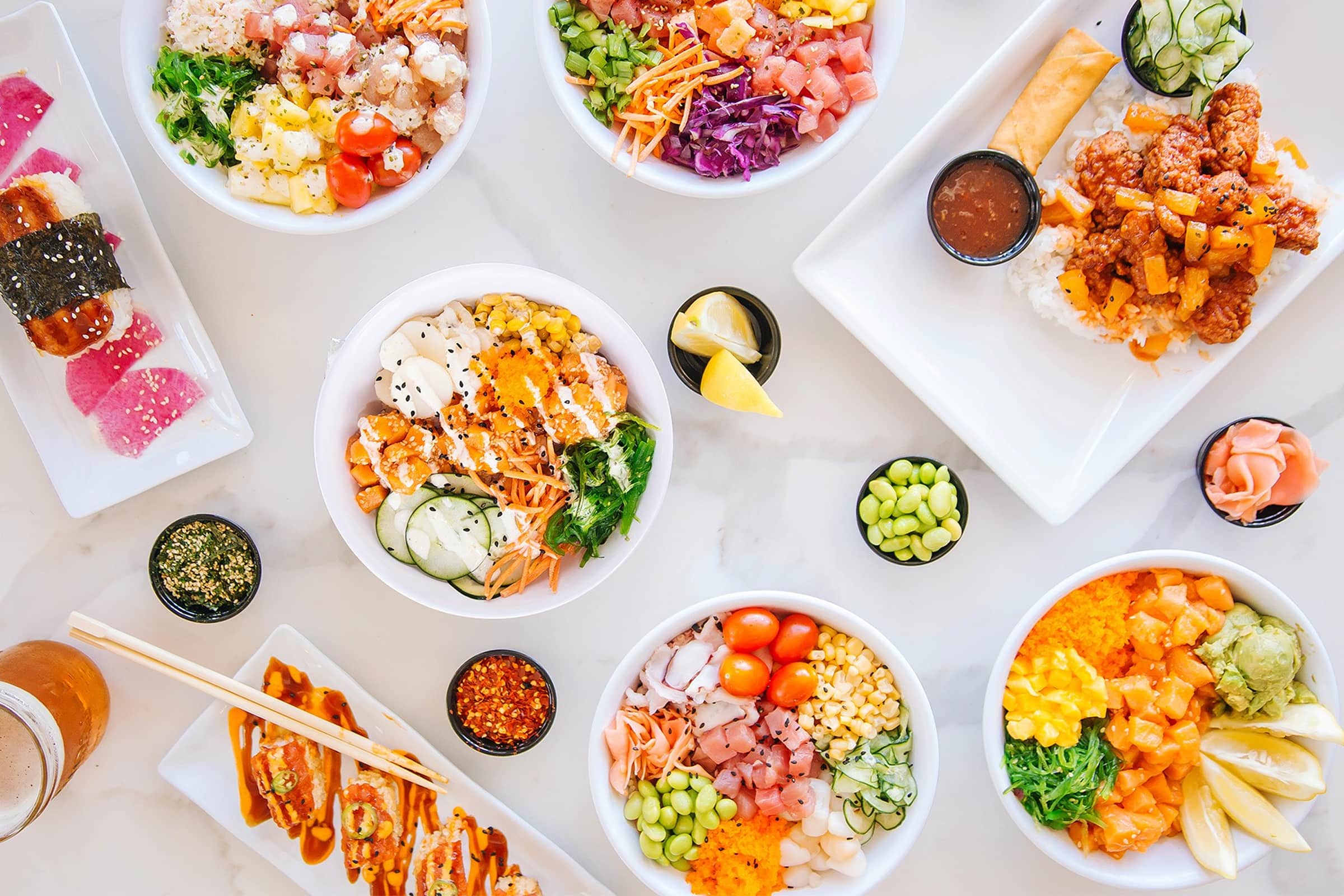 Lemon Shark Poke Delivery Menu Order Online 4235 University Pkwy Ste 102 San Bernardino