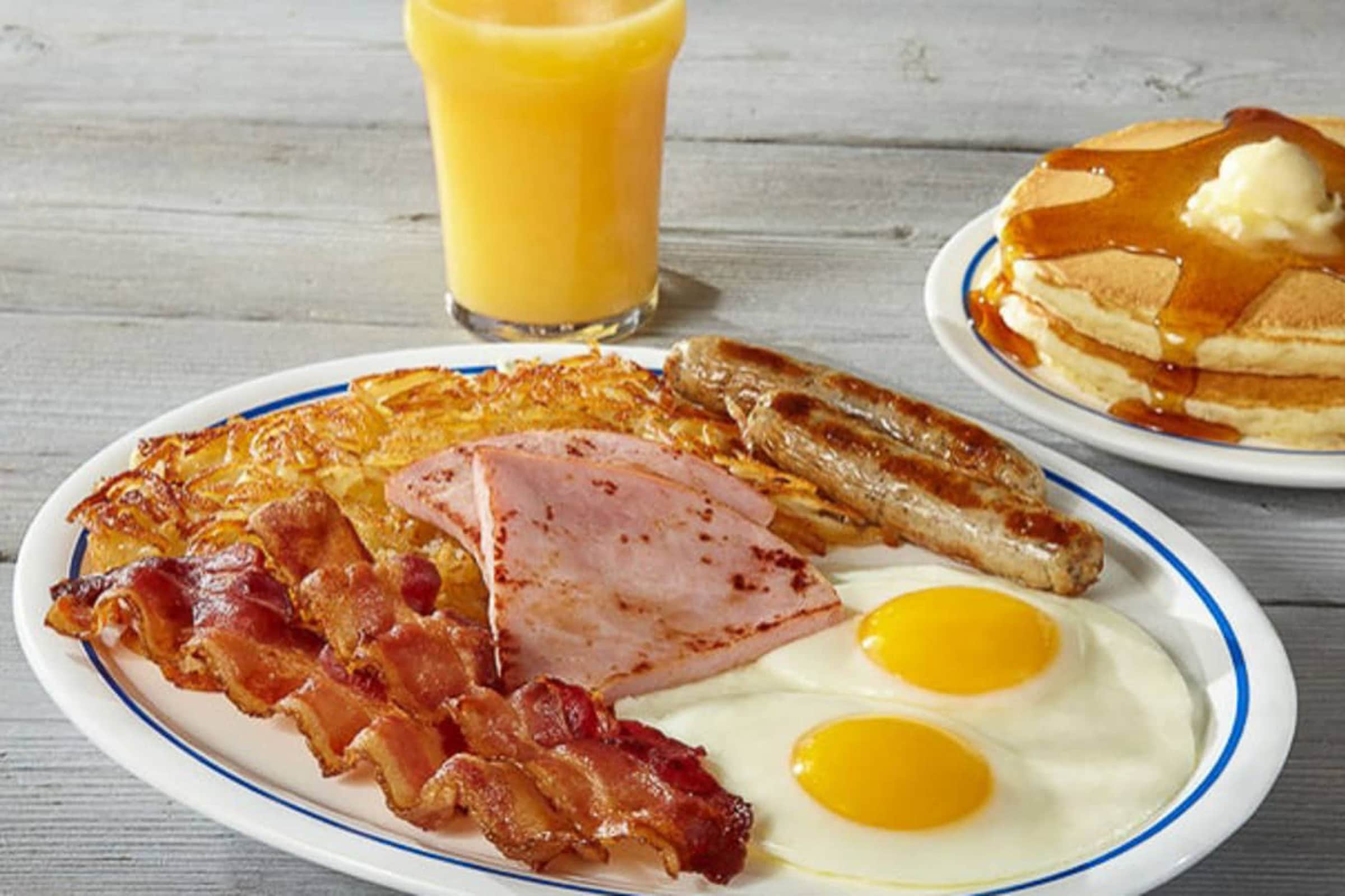 американский завтрак фото
