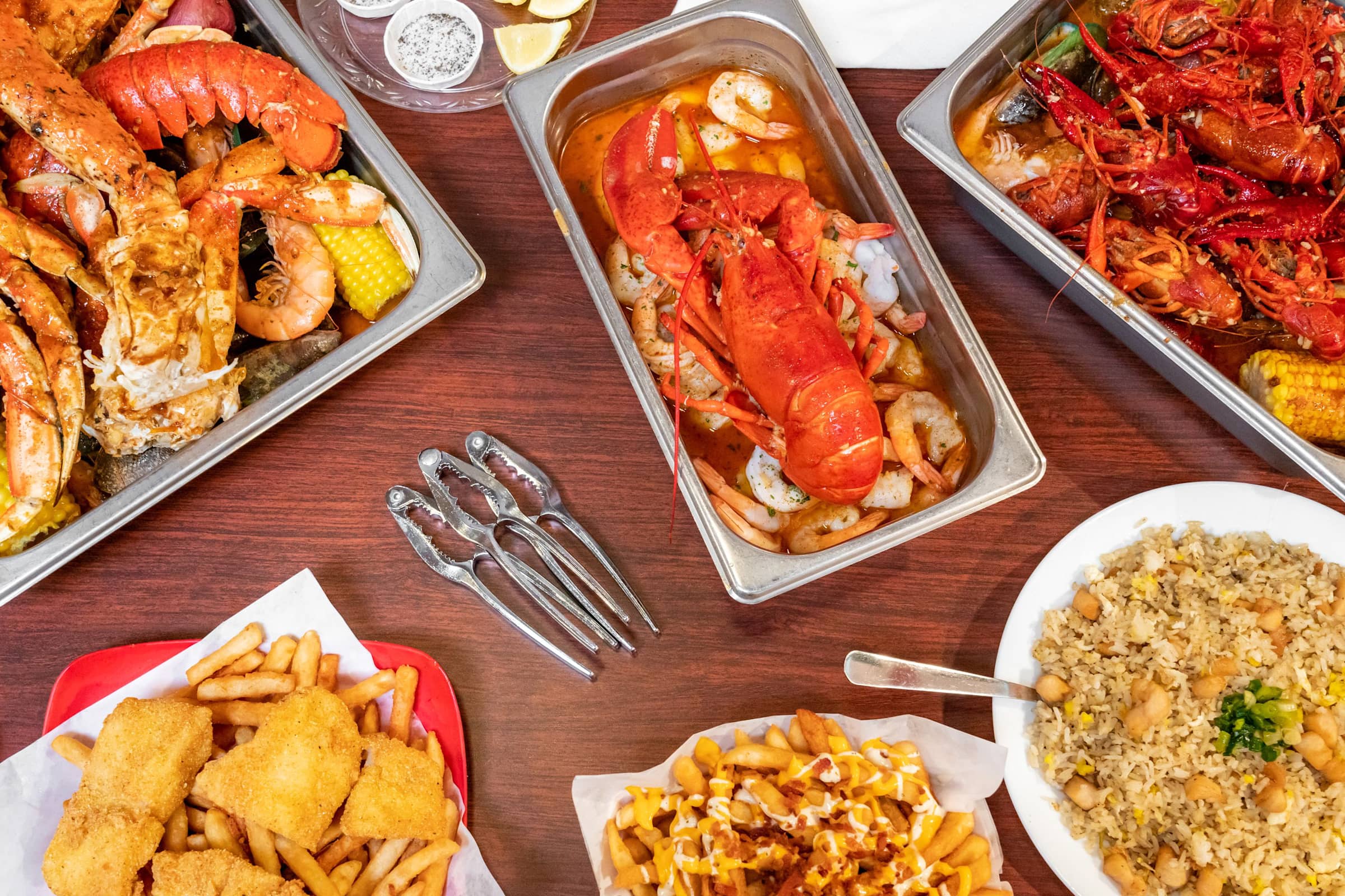 FOB Fried or Boiled Seafood Restaurant Delivery Menu Order Online