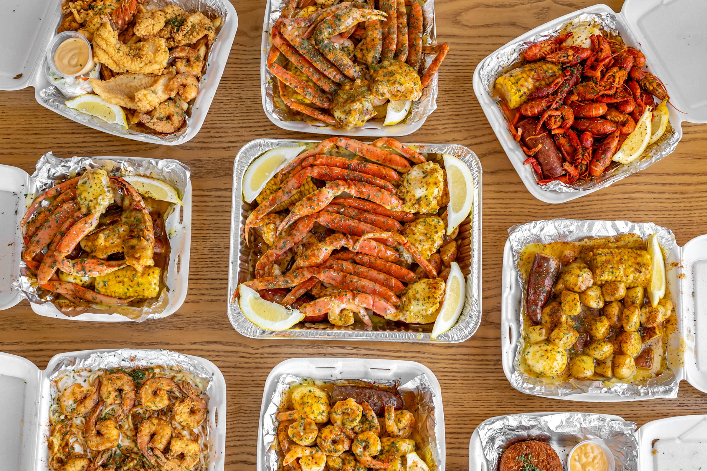 Krab Kingz Delivery Menu Order Online 11810 Wilmington Ave Los