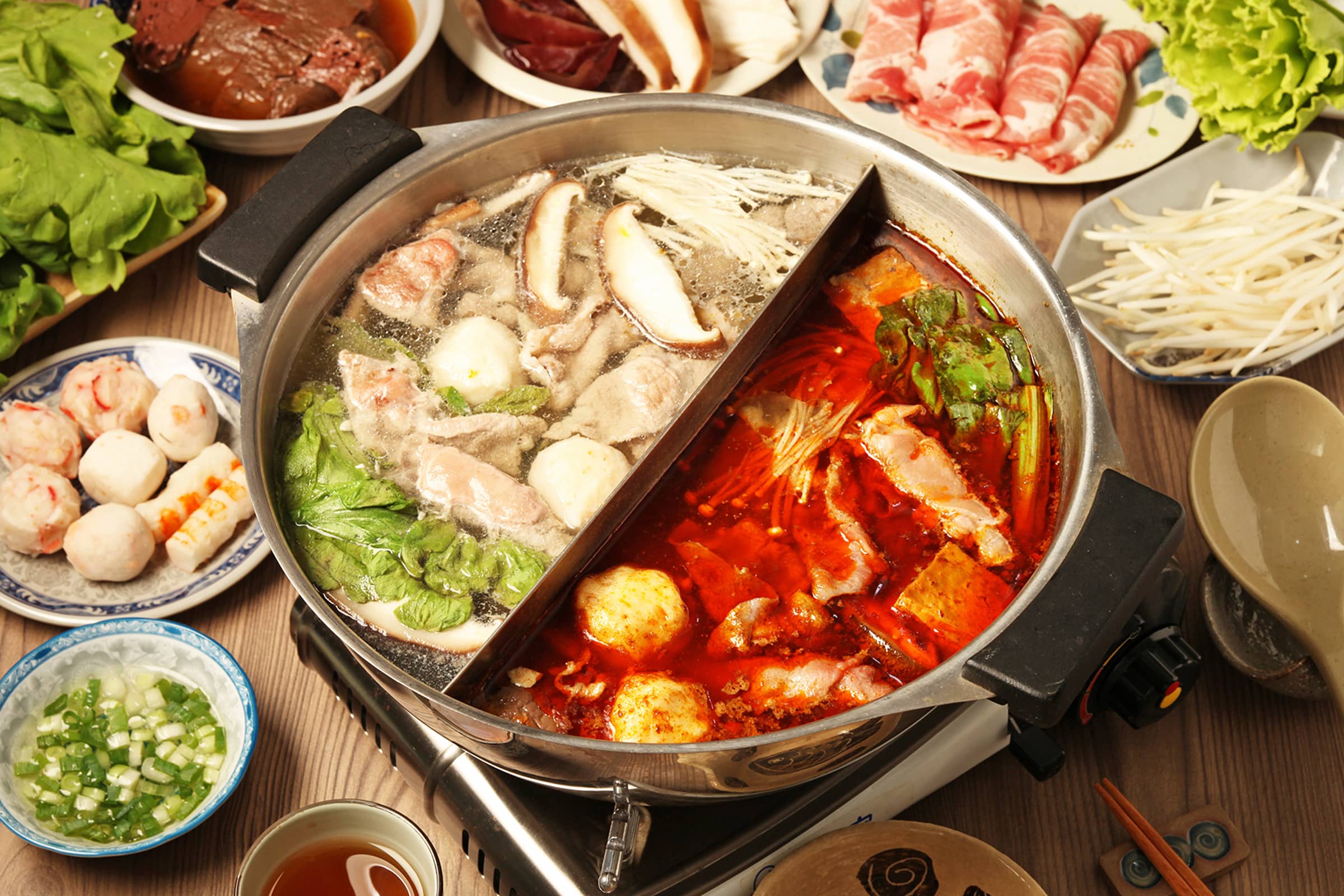 Pink Bamboo Hot Pot Cafe Delivery Menu Order Online 128 Penhallow