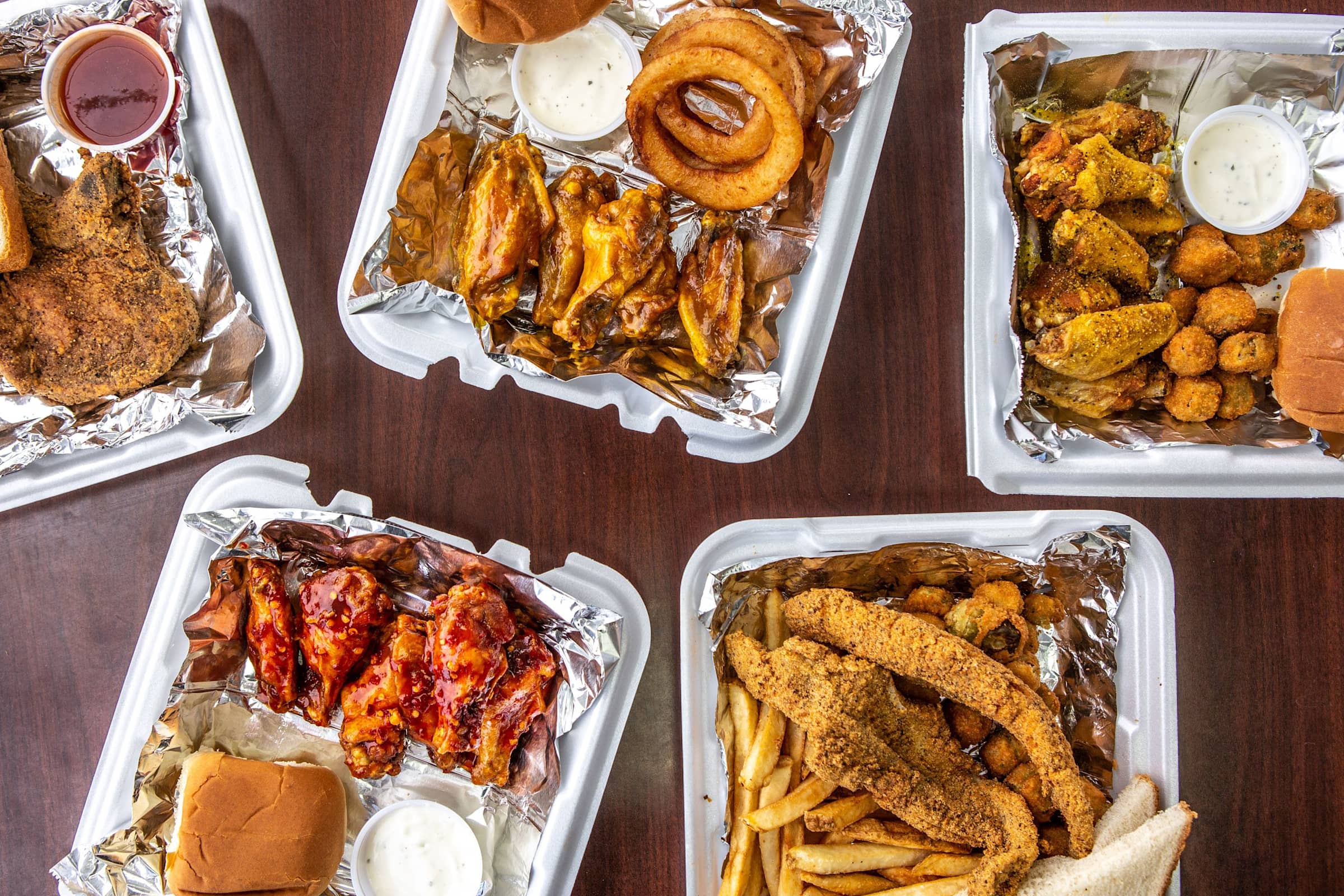 Wings Take Out LR Delivery Menu Order Online 1423 W Roosevelt Rd