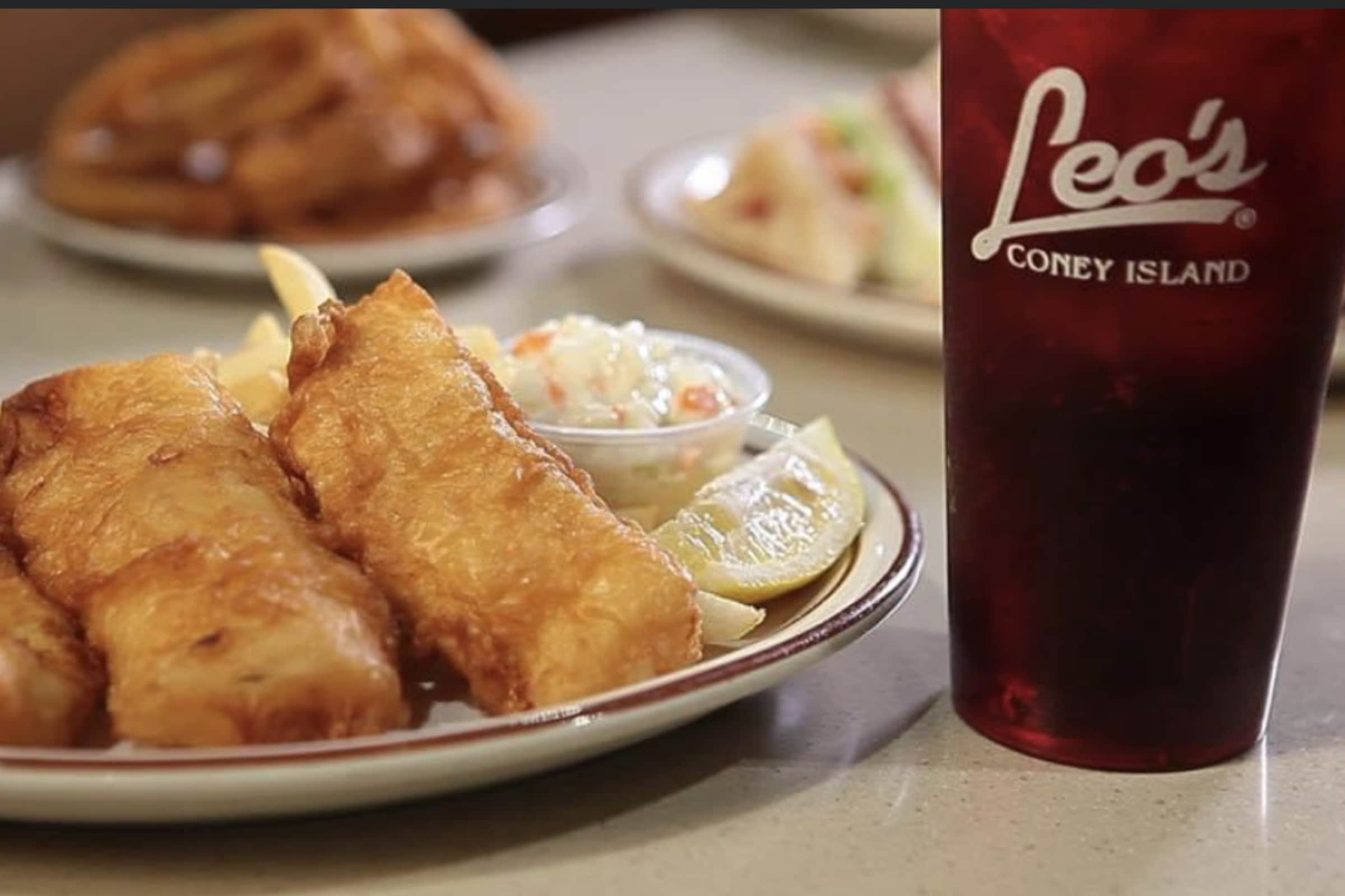 Leo's Coney Island offers spicy Buffalo Wings.