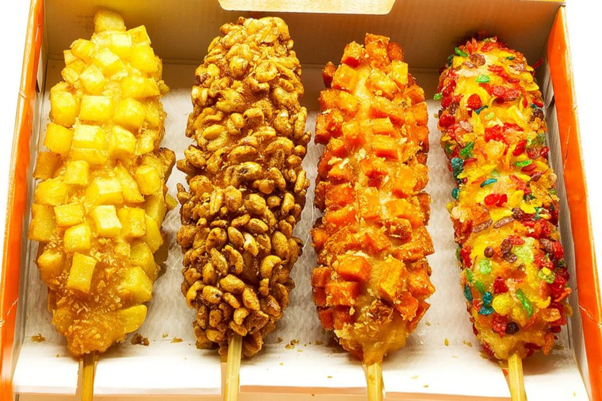 corn dogs by mr. cow - New York, NY Restaurant | Menu + Delivery | Seamless