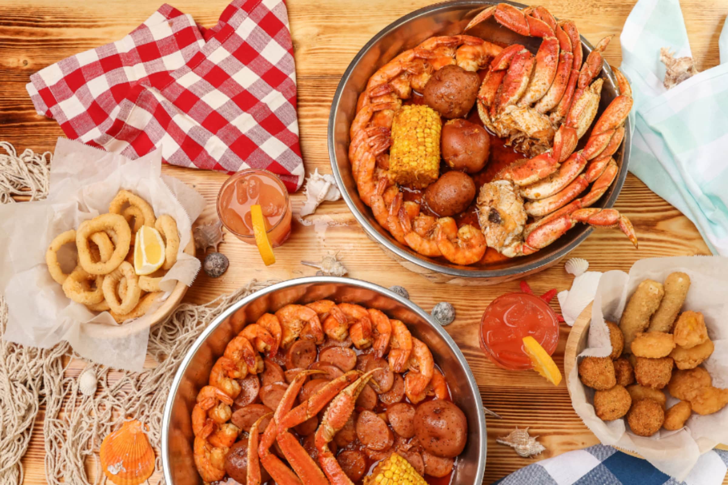 Red crab juicy seafood near me